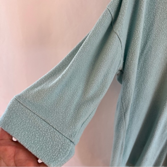 Colortree Sweater Top Hooded Hoodie Womens Plus Size 1X Soft 3/4 Sleeve - Picture 3 of 3